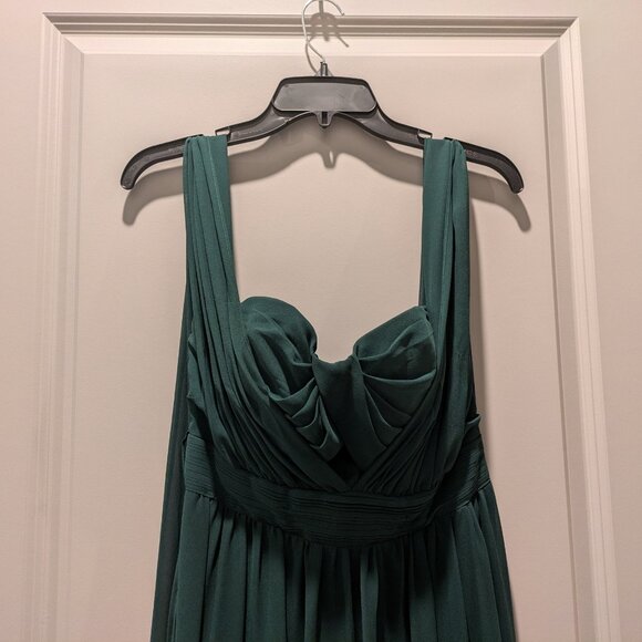 Birdy Grey Grace Convertible Emerald Bridesmaid Dress - Picture 4 of 6